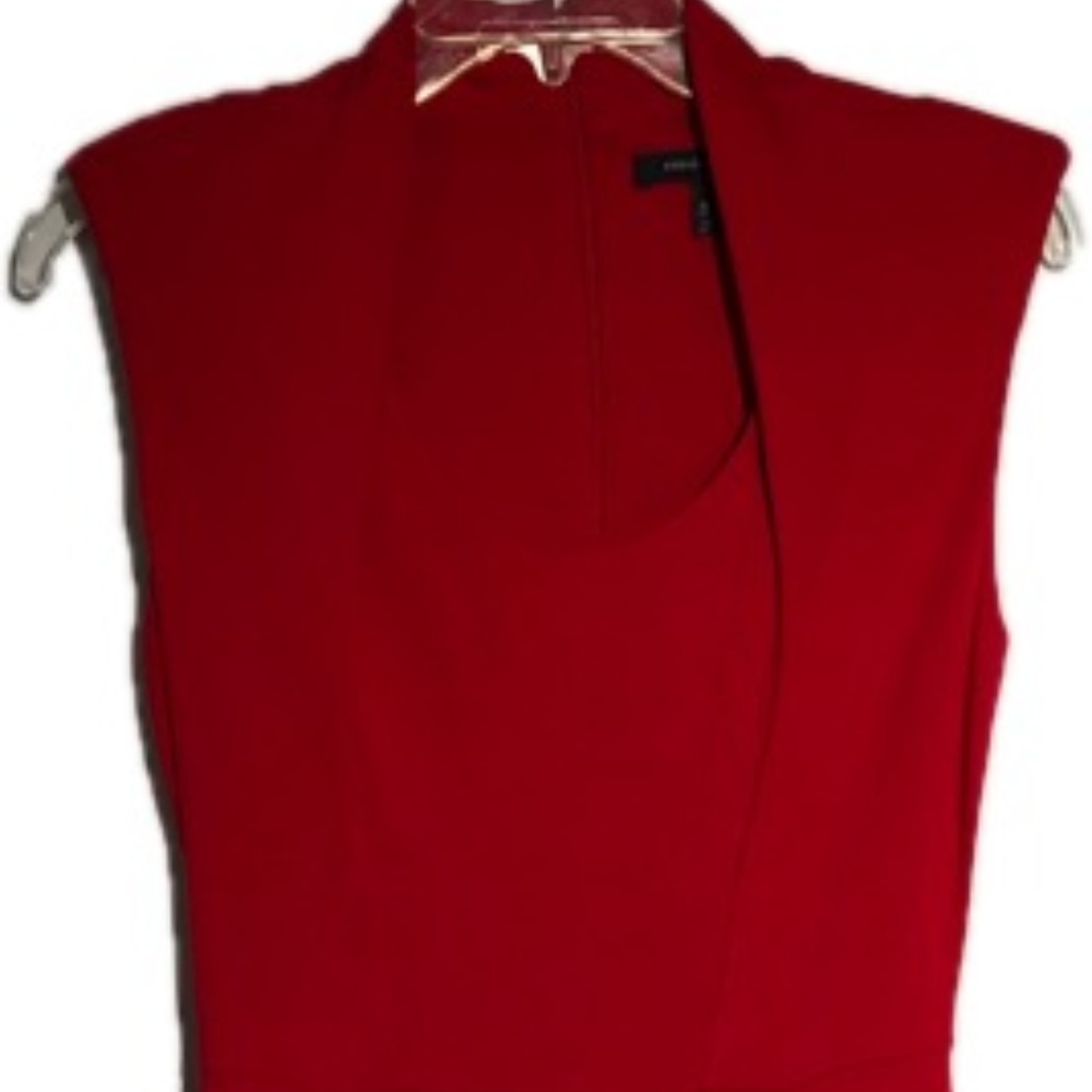 RED DRESS FRENCH CONNECTION SIZE 6